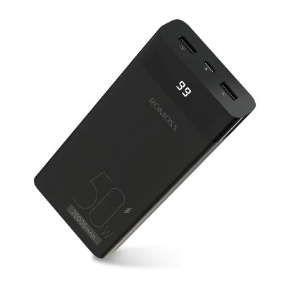 Внешний аккумулятор Romoss PPD20 20000 мAч черный