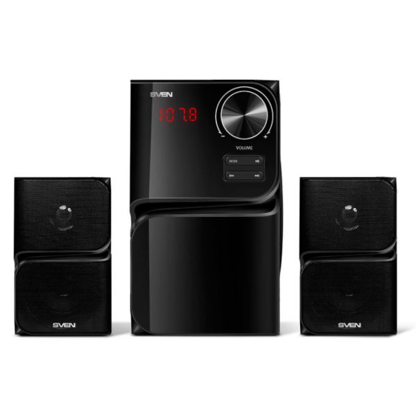 Компьютерная акустика Sven MS-305 2.1 черный 40Вт